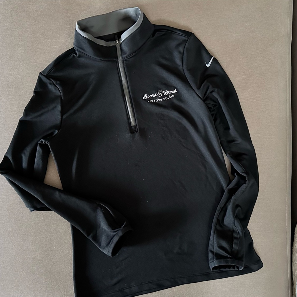 Board & Brush Black Pullover